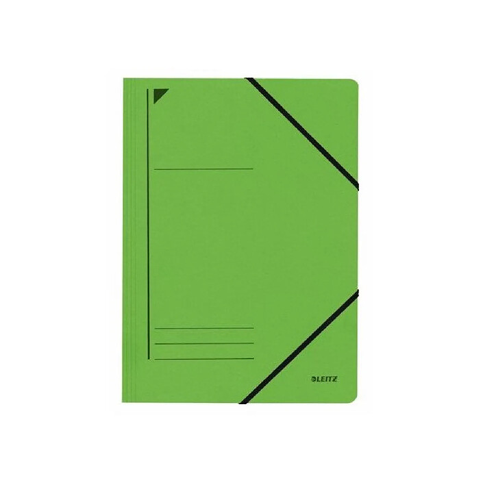 LEITZ Chemise à élastique, format A4, carton robuste Vert