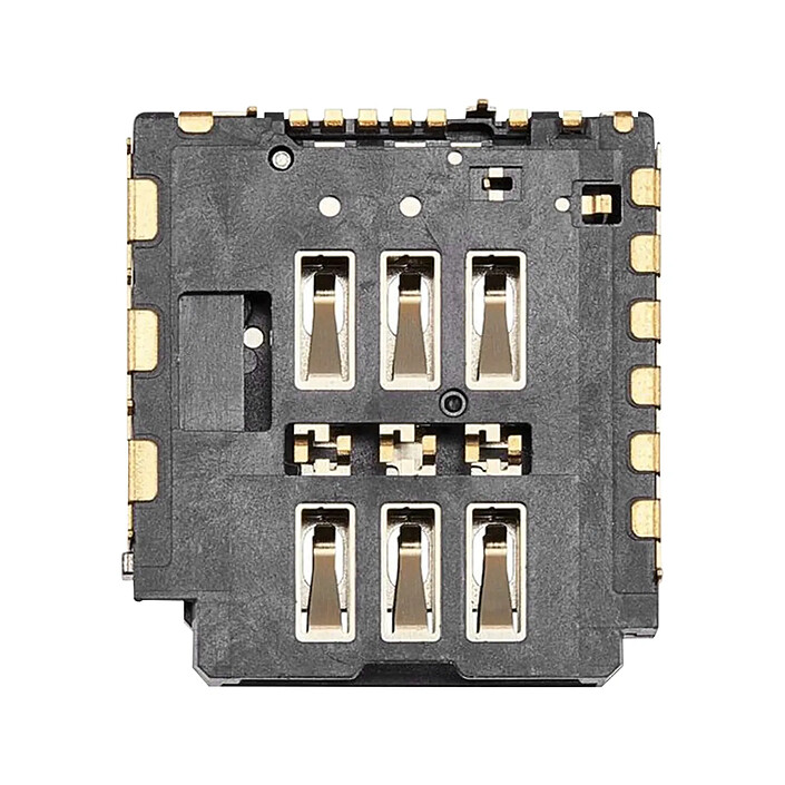 Acheter Clappio Lecteur de carte Nano SIM pour iPhone 16 Pro Pièce de réparation Compatible