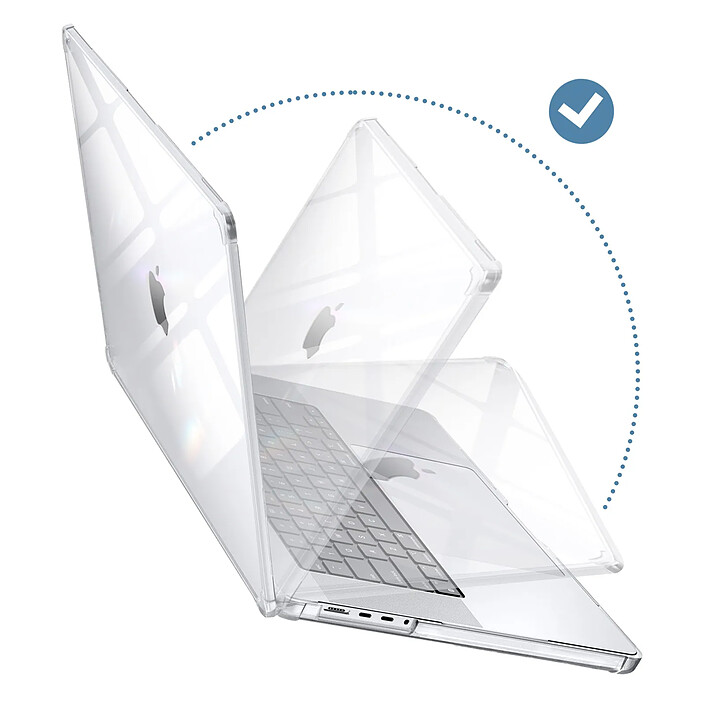 Avis Supcase Coque Intégrale pour MacBook Pro 14 2023 , 2022 et 2021 Antichoc Transparent