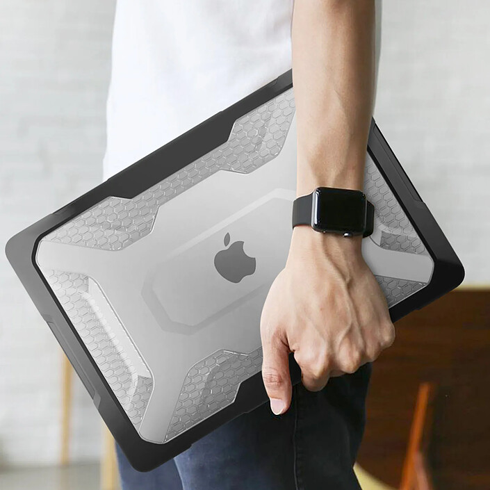 Acheter Supcase Coque Bumper pour MacBook Pro 13" 2022 et 2020 Noir transparent