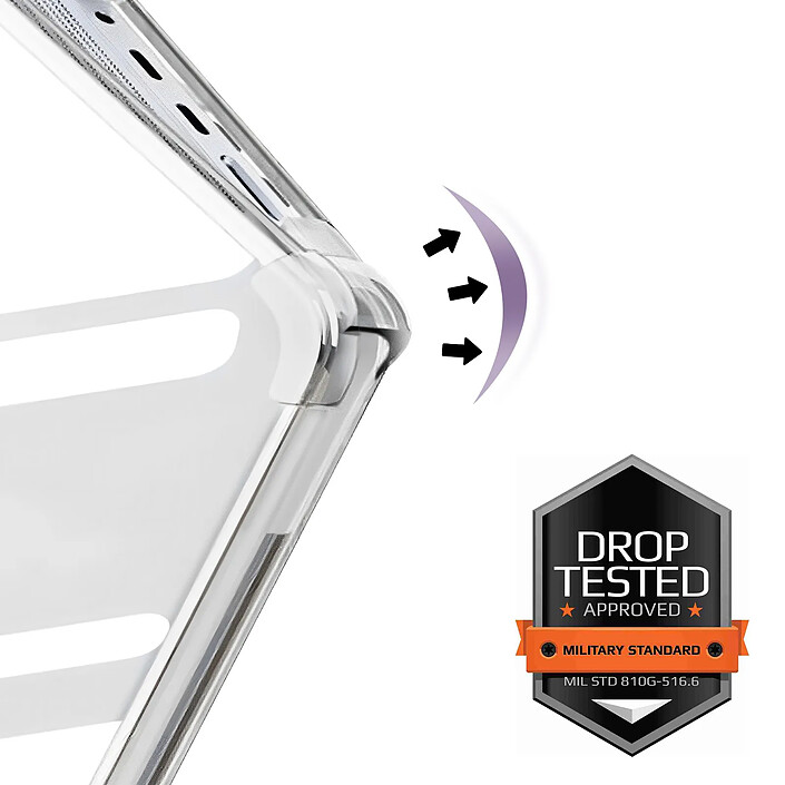 Supcase Coque Intégrale pour MacBook Pro 14 2023 , 2022 et 2021 Antichoc Transparent pas cher