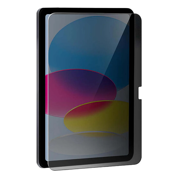 Eiger Verre Trempé pour iPad 10.9" / 11" Premium Asahi Anti-espion Noir transparent