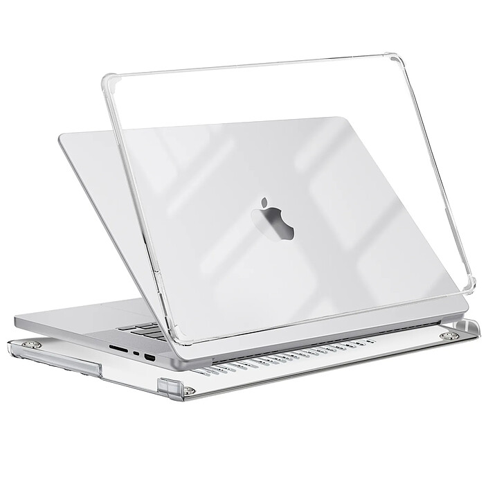 Supcase Coque Intégrale pour MacBook Pro 14 2023 , 2022 et 2021 Antichoc Transparent