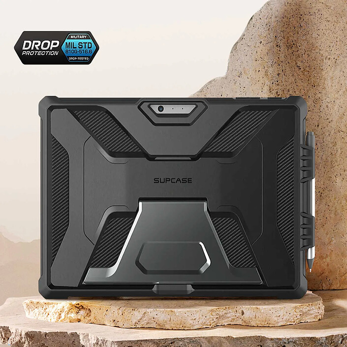 Acheter Supcase Coque pour Microsoft Surface Pro 4 , 5 , 6 , 7 Antichoc avec Béquille Noir