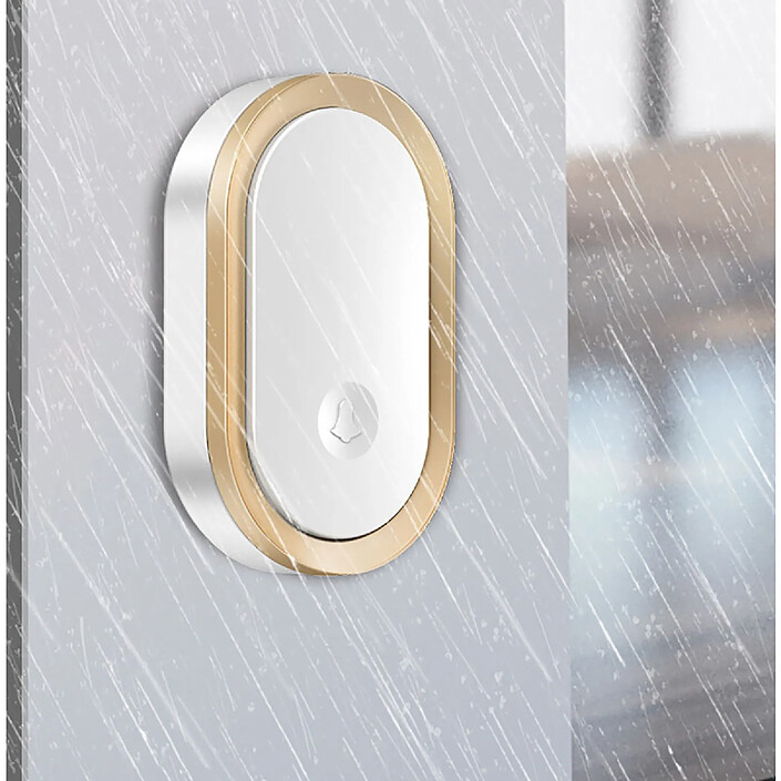 Avis Avizar Sonnette Sans Fil Connectée Portée 300m IP44 avec Carillon et 36 Sonneries Blanc