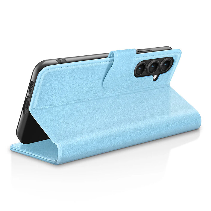Avis Zanaé Étui Portefeuille pour Galaxy S23 FE Fonction Support et Languette Magnétique Bleu clair
