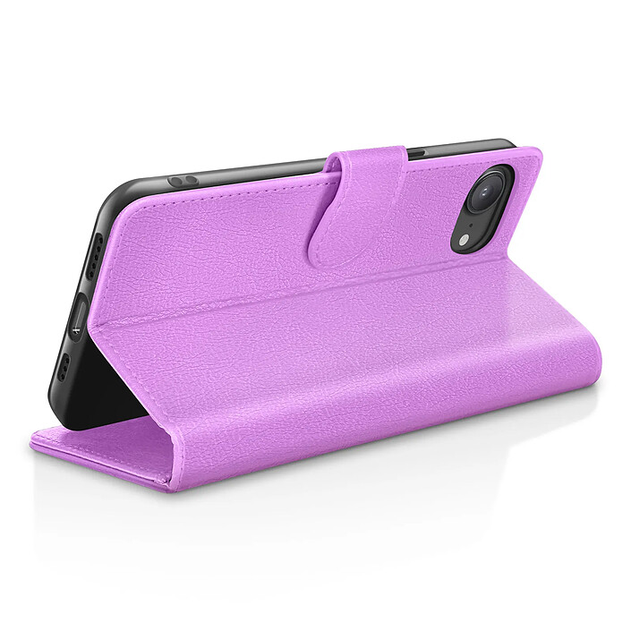 Avis Zanaé Étui Portefeuille pour iPhone 16e Support et Languette Magnétique Violet