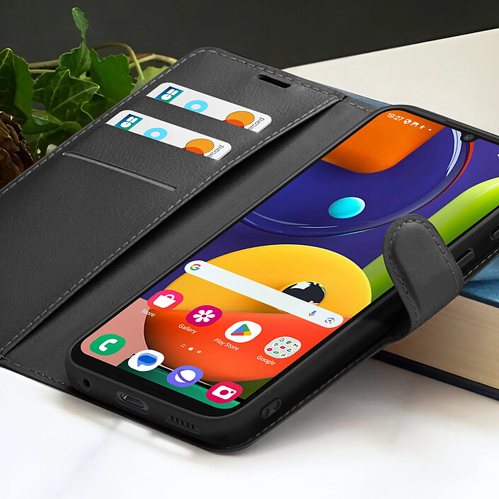 Acheter Zanaé Étui Portefeuille pour Galaxy A30s / A50 / A50s Support et Languette Magnétique Noir