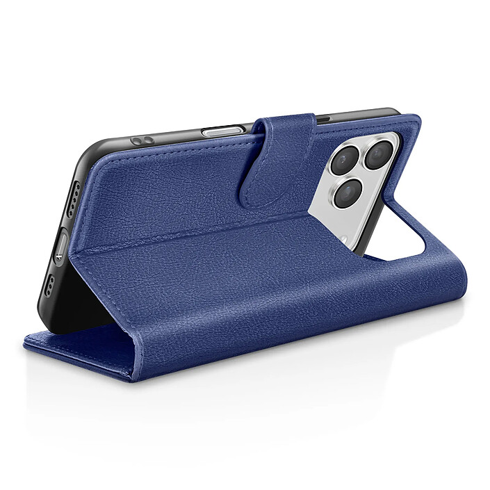 Avis Zanaé Étui Portefeuille pour iPhone 17 Pro avec Support et Languette Magnétique Bleu nuit
