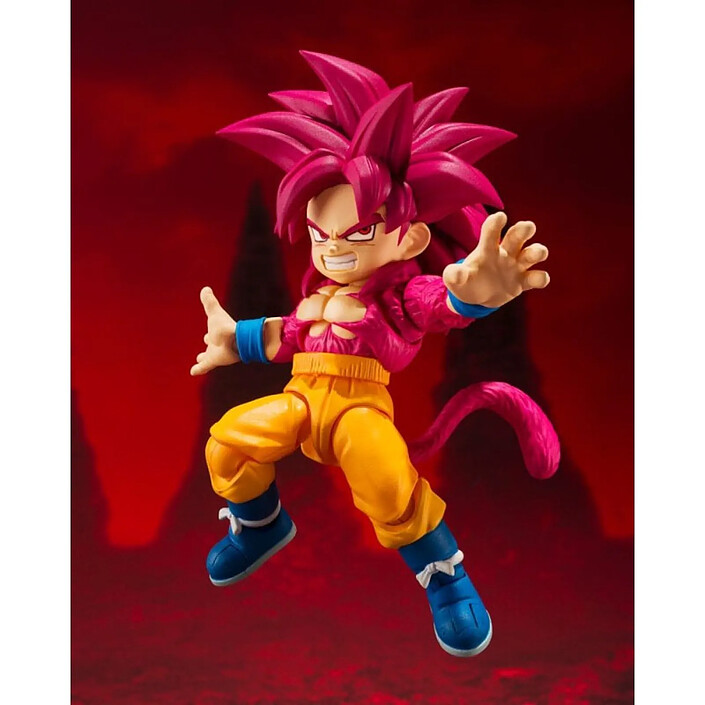 Acheter Dragon Ball Daima - Figurine S.H.Figuarts Super Saiyan Level 4 Son Goku (mini) 8 cm