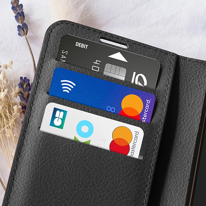 Avis Zanaé Étui Portefeuille pour iPhone 13 Mini Support et Languette Magnétique Noir