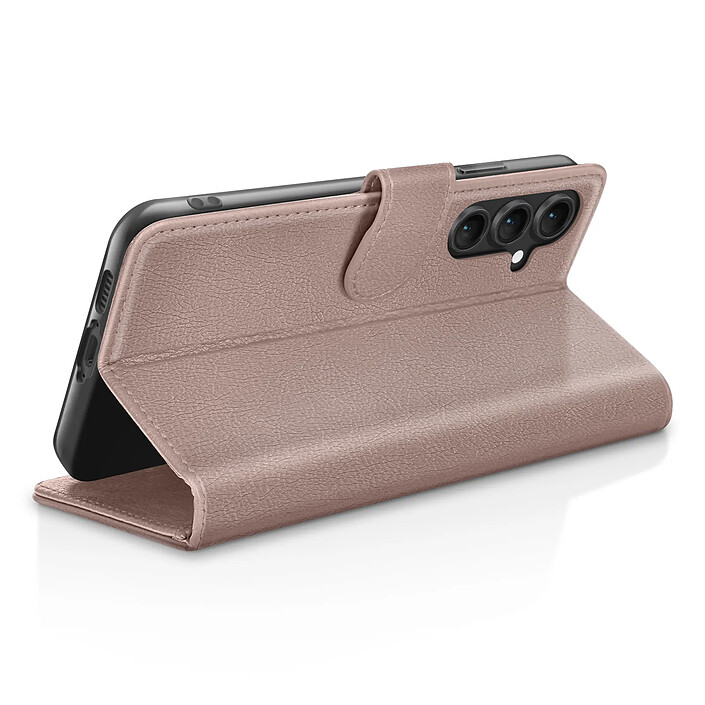 Avis Zanaé Étui Portefeuille pour Galaxy S23 FE Fonction Support et Languette Magnétique Taupe