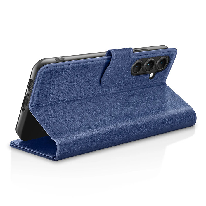 Avis Zanaé Étui Portefeuille pour Galaxy S23 FE Fonction Support et Languette Magnétique Bleu nuit