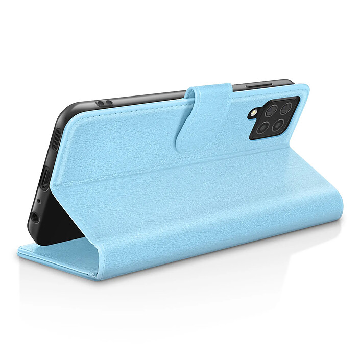 Avis Zanaé Étui Portefeuille pour Galaxy M22 / M32 / A22 Support et Languette Magnétique Bleu clair