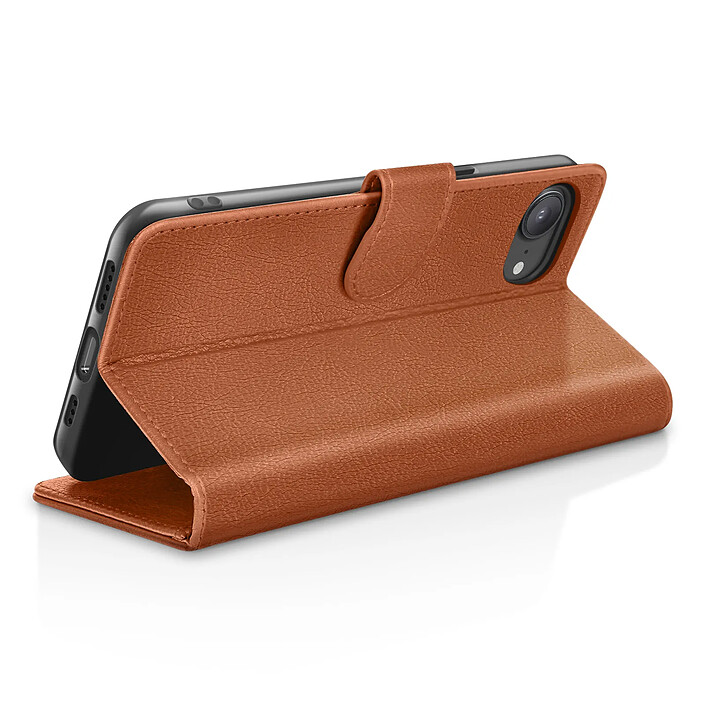 Avis Zanaé Étui Portefeuille pour iPhone 16e Support et Languette Magnétique Marron
