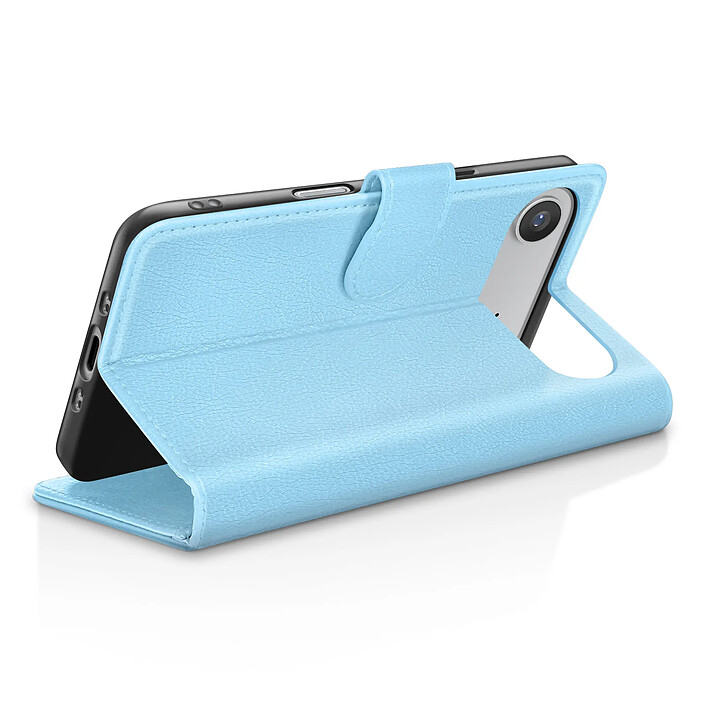 Avis Zanaé Étui Portefeuille pour iPhone 17 Air Fonction Support et Languette Magnétique Bleu clair