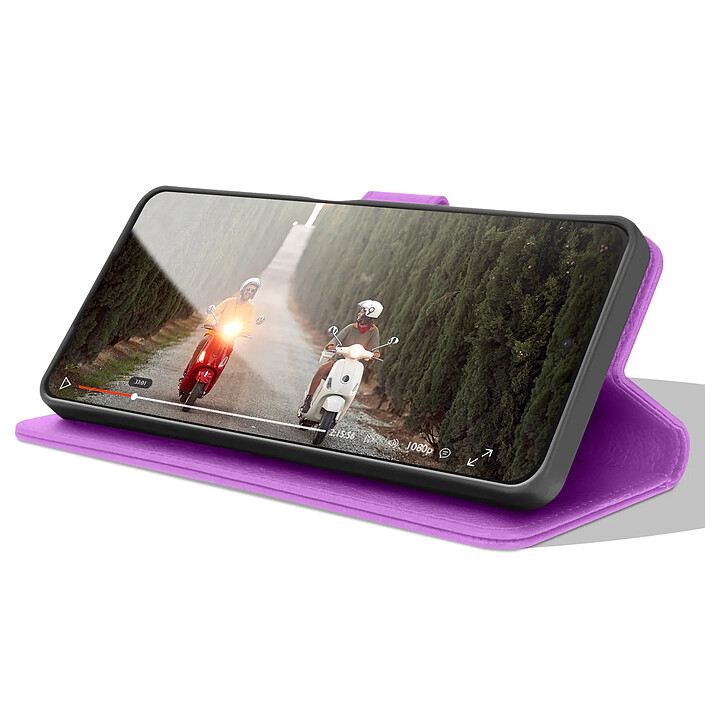 Avis Zanaé Étui Portefeuille pour Samsung A73 5G Support et Languette Magnétique Violet