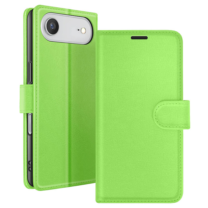 Zanaé Étui Portefeuille pour iPhone 17 Air Fonction Support et Languette Magnétique Vert