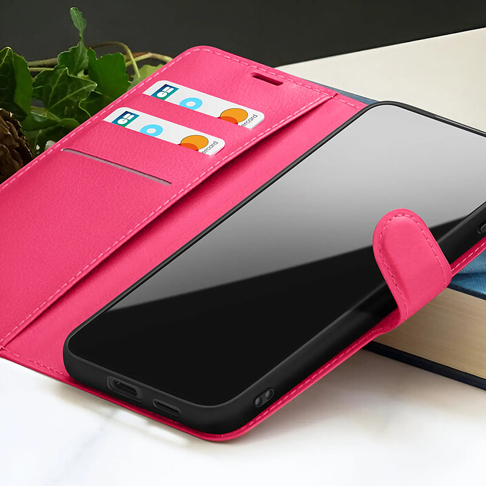 Avis Zanaé Étui Portefeuille pour Samsung A26 Support et Languette Magnétique Fuchsia