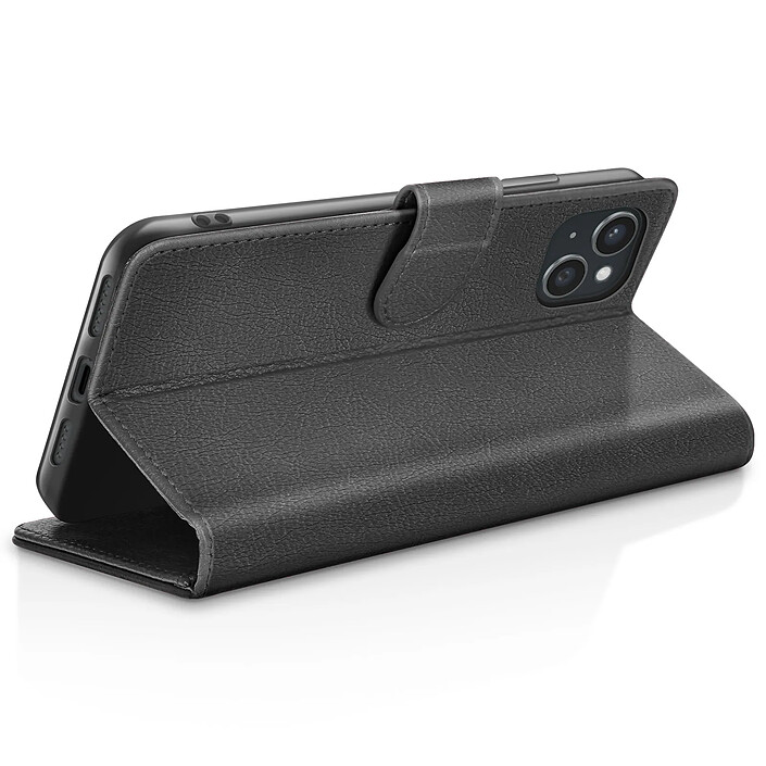 Avis Zanaé Étui Portefeuille pour Apple iPhone 15 Plus Support et Languette Noir