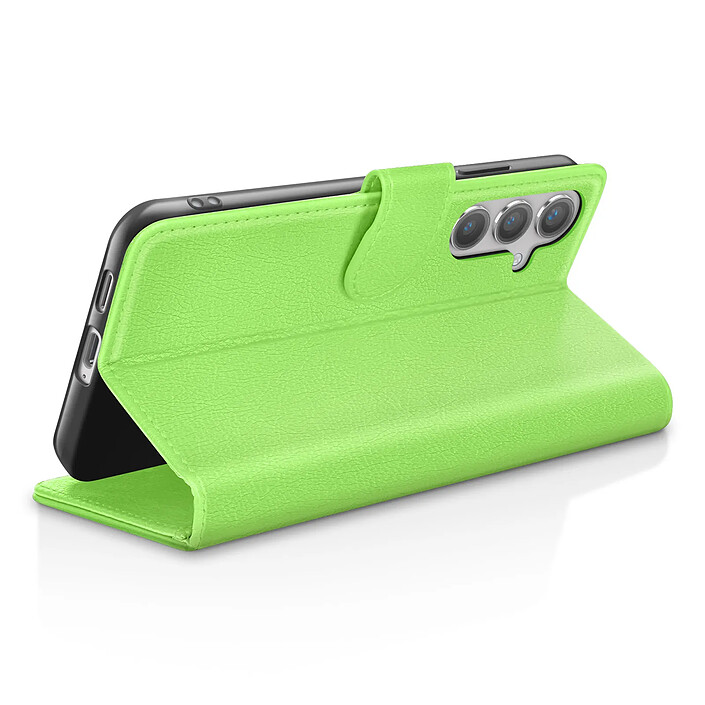 Avis Zanaé Étui Portefeuille pour Galaxy S24 avec Fonction Support et Languette Magnétique Vert