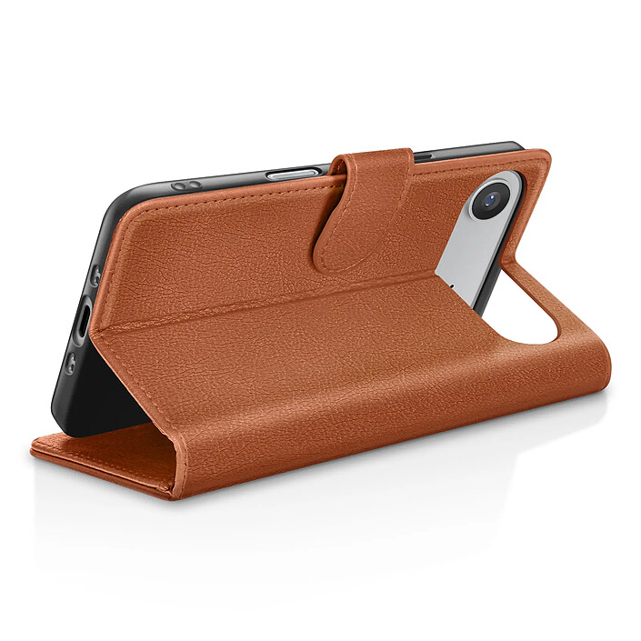 Avis Zanaé Étui Portefeuille pour iPhone 17 Air Fonction Support et Languette Magnétique Marron