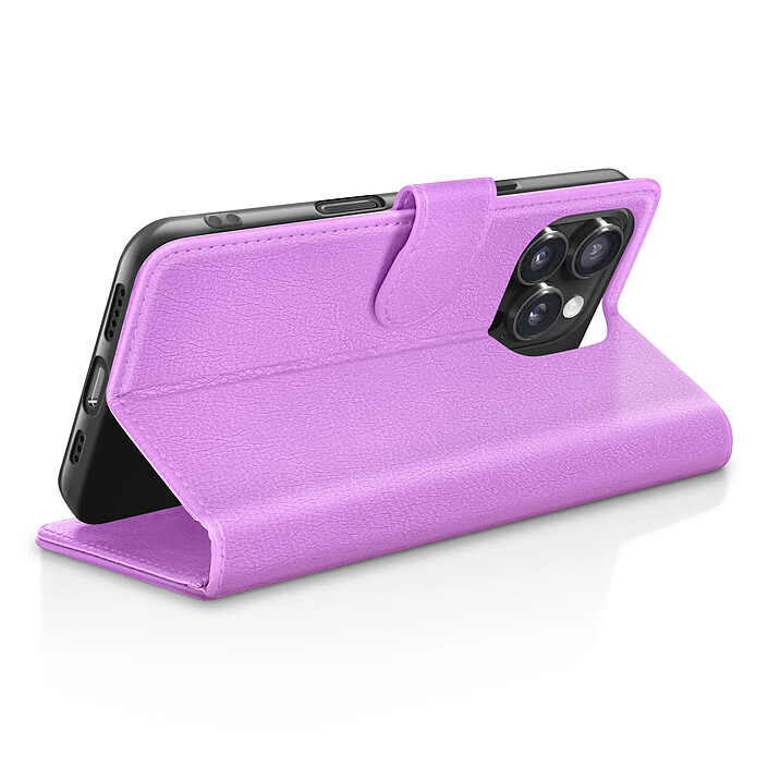 Avis Zanaé Étui Portefeuille pour iPhone 16 Pro Max avec Support et Languette Magnétique Violet