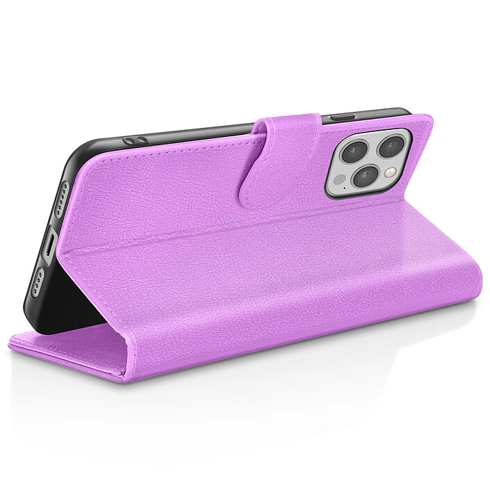 Avis Zanaé Étui Portefeuille pour iPhone 12 Pro Max avec Support et Languette Magnétique Violet