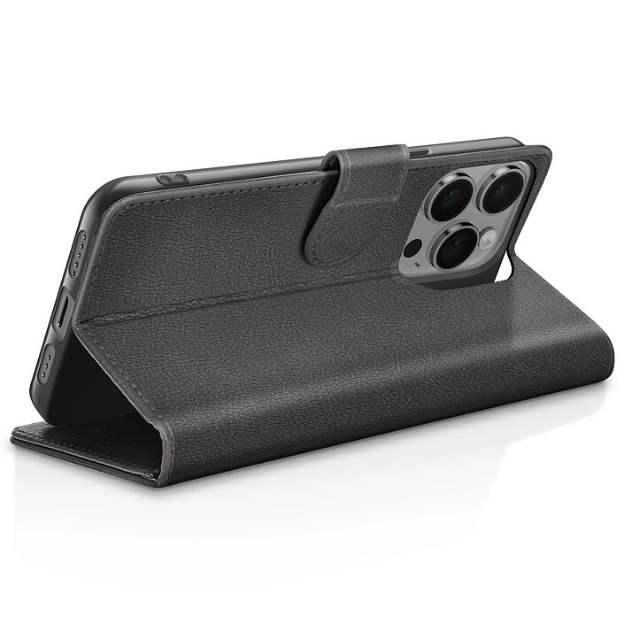 Avis Zanaé Étui Portefeuille pour iPhone 14 Pro Max Support et Languette Magnétique Noir