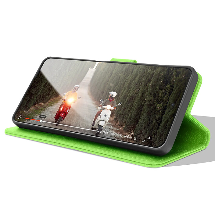 Avis Zanaé Étui Portefeuille pour Samsung A26 Support et Languette Magnétique Vert