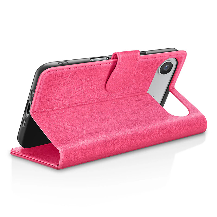 Avis Zanaé Étui Portefeuille pour iPhone 17 Air Fonction Support et Languette Magnétique Fuchsia