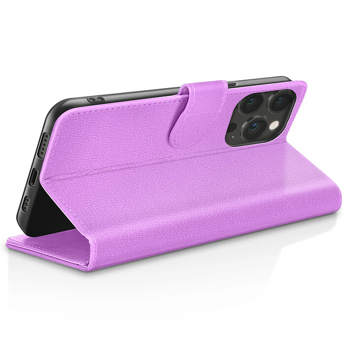 Avis Zanaé Étui Portefeuille pour iPhone 13 Pro Max Support et Languette Magnétique Violet