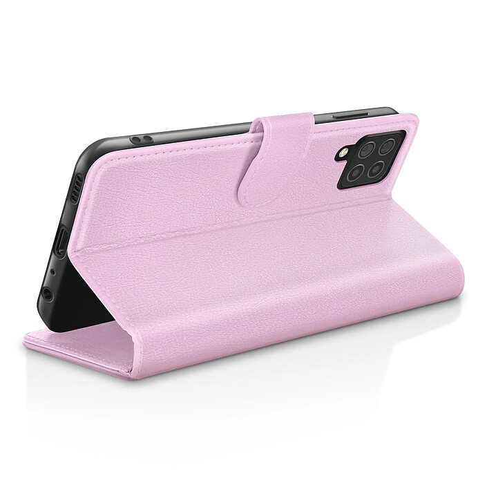 Avis Zanaé Étui Portefeuille pour Galaxy M22 / M32 / A22 Support et Languette Magnétique Rose
