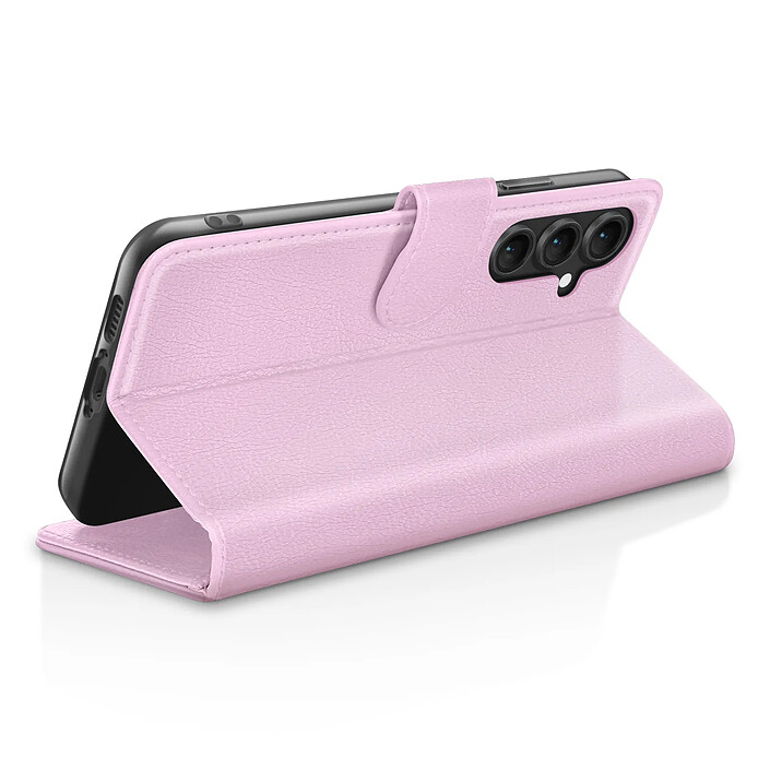 Avis Zanaé Étui Portefeuille pour Galaxy S23 FE Fonction Support et Languette Magnétique Rose