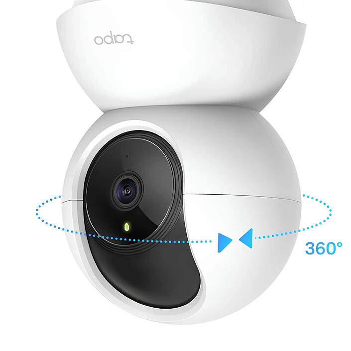 Avis Tapo Caméra WiFi Intérieure Rotative 360° avec Détection de Mouvement 2K Blanc