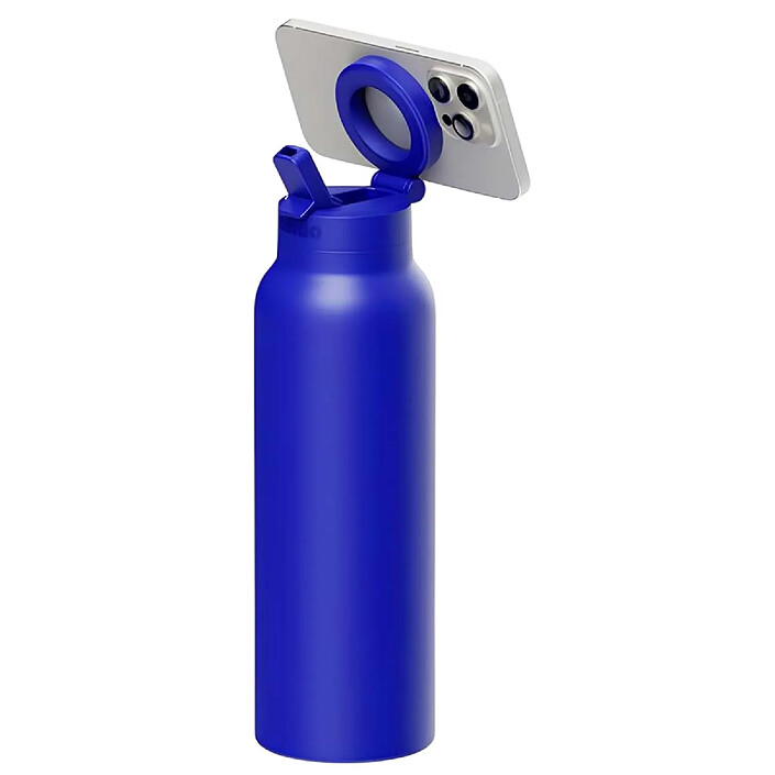 Ringo Gourde 710ml avec Support Magnétique Smartphone Compatible MagSafe Bleu