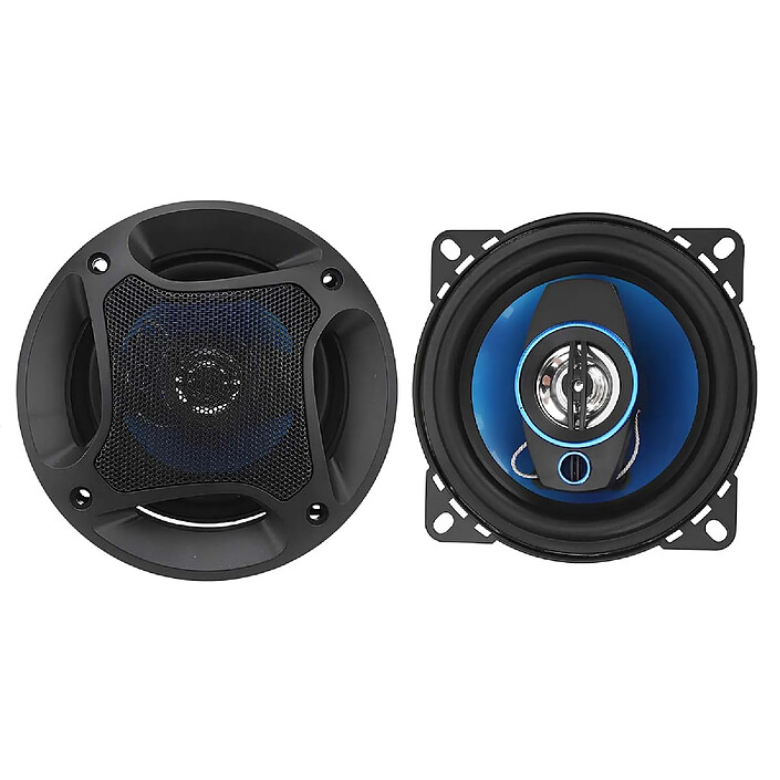 Avizar Haut-parleur Automobile 5 pouces 13x13cm 400W Aimant en Ferrite Sensibilité 88dB Noir / Bleu