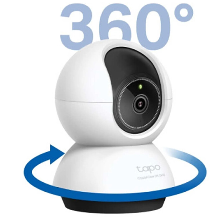 Avis Tapo Caméra Wifi Intérieur QHD 2K Rotation 360 avec Détection Intelligentes IA Blanc
