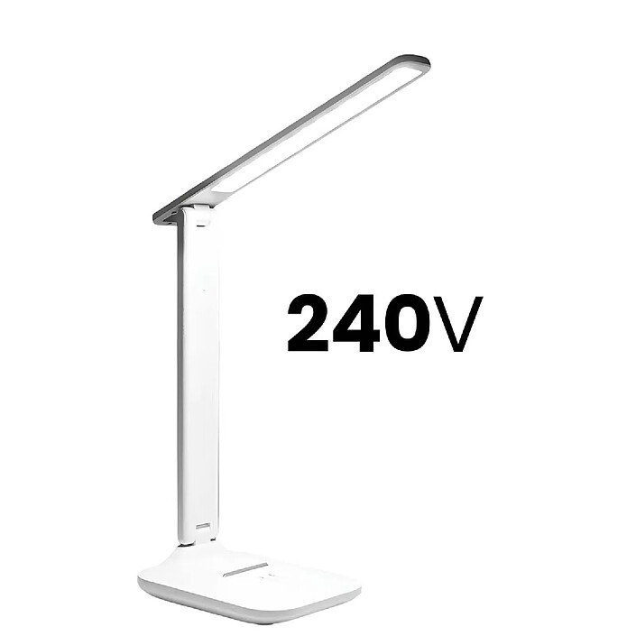 Avizar Lampe de Bureau LED 7W 2000 Heures 3 Températures Réglable et Pliante Blanc pas cher