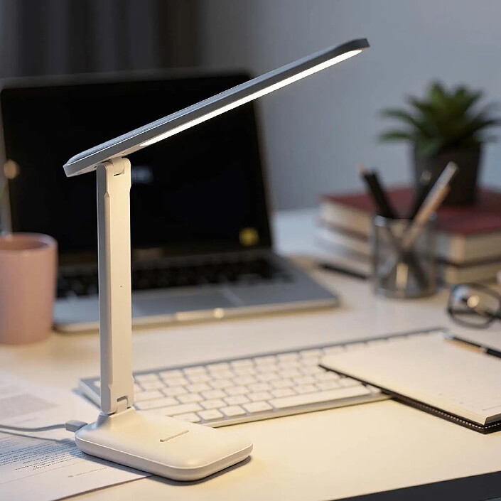 Avis Avizar Lampe de Bureau LED 7W 2000 Heures 3 Températures Réglable et Pliante Blanc