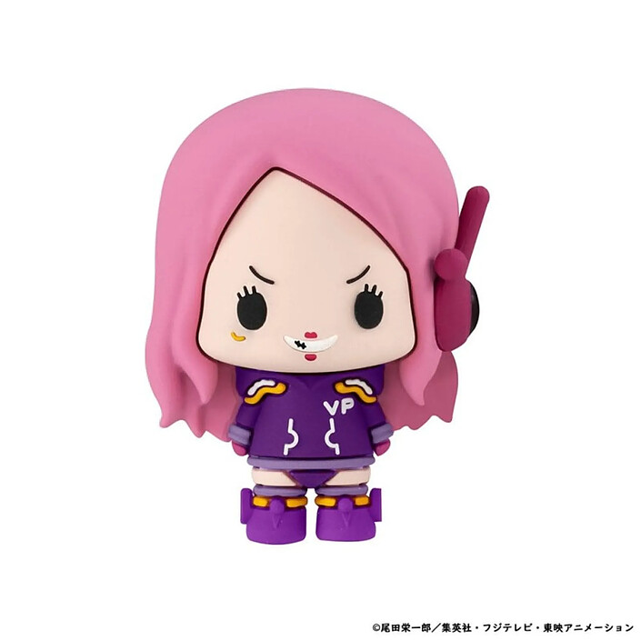 One Piece - Pack 6 trading figures Chokorin Mascot Series Egghead Ver. 5 cm pas cher