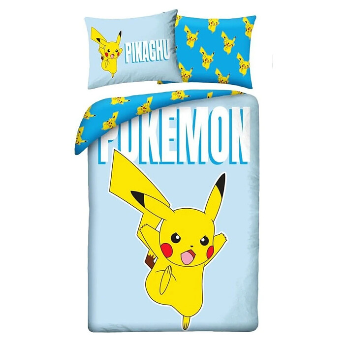 Pokémon - Parure de lit Pokémon Ver. 16 140 x 200 cm / 70 x 90 cm