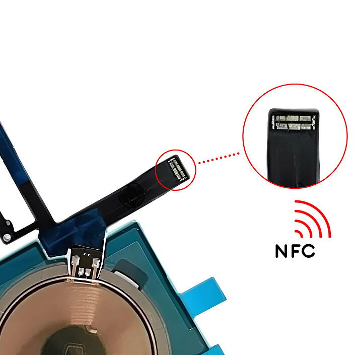 Acheter Avizar Nappe Antenne NFC + Charge Induction de Remplacement pour iPhone 16 Pro Max