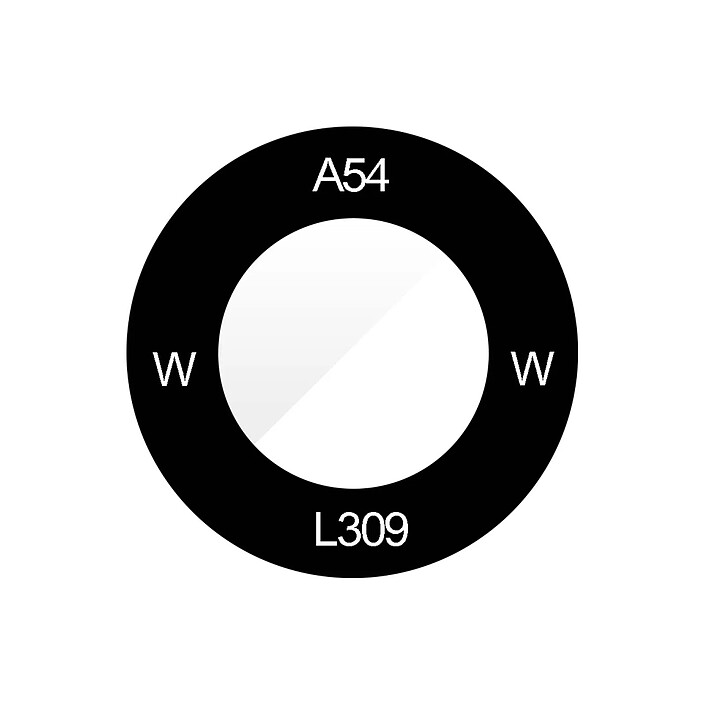 Acheter Clappio Lentille Caméra Compatible Galaxy A54 Réparation Verre de Capteur Principale