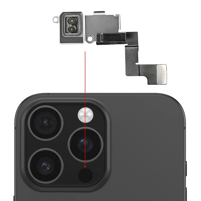 Avis Avizar Nappe Scanner LiDAR pour iPhone 16 Pro Max Câble de Liaison Flex