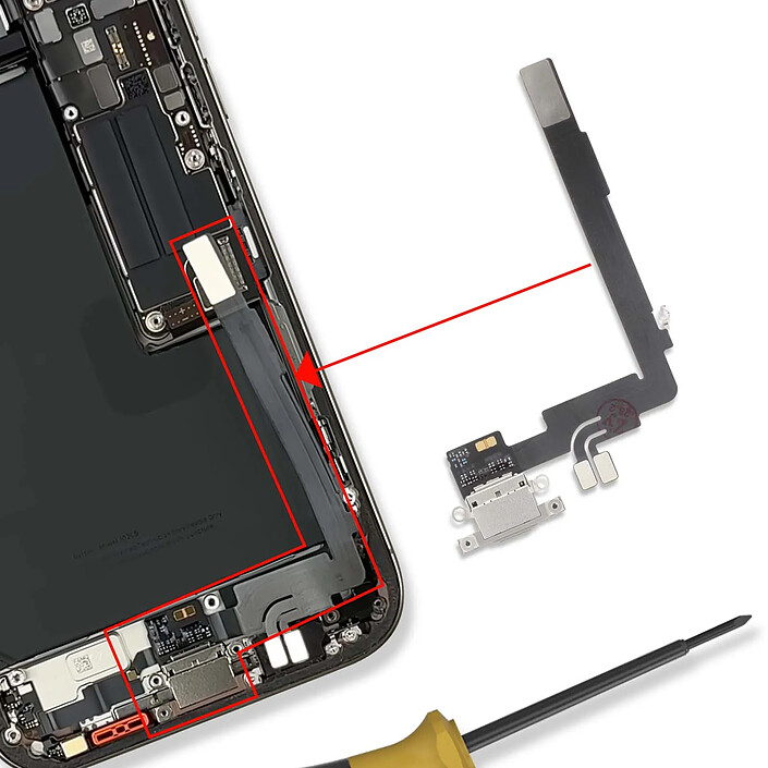 Acheter Avizar Connecteur de charge pour iPhone 16 Pro Max Réparation du port USB-C et Micro