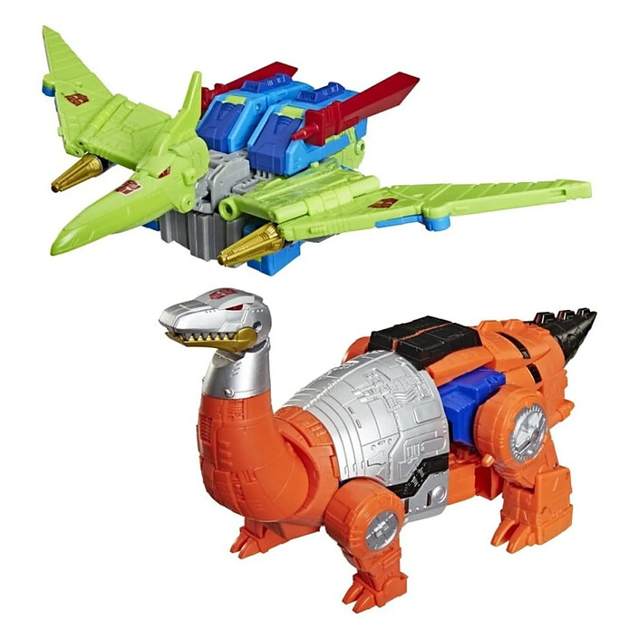 Acheter Transformers Age of the Primes Leader Class - Pack 2 figurines G2 Dinobot Swoop & G2 Dinobot Sludge  19 cm