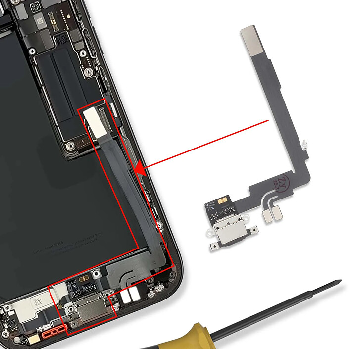 Acheter Avizar Connecteur de charge pour iPhone 16 Pro Max Réparation du port USB-C et Micro