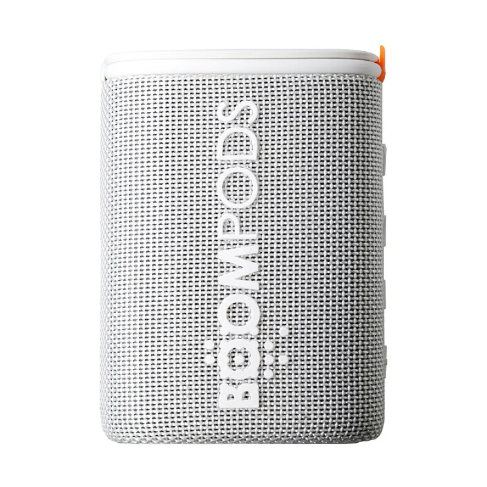 Boompods Enceinte Bluetooth 5.3 5W Modèle BeachBoom Portable 1200mAh avec Micro Intégré Blanc