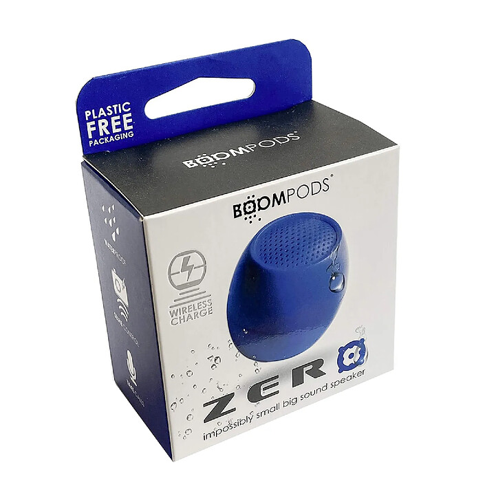Acheter Boompods Mini Enceinte Sans Fil TWS Bluetooth Étanche IPX6 Collection Zero Bleu